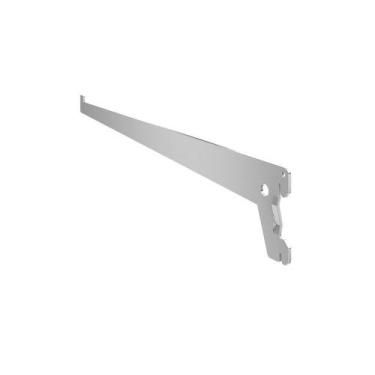 Imagem de Suporte Para Trilho Prateleira Com 20 Cm SS20 Multivisão, Branco