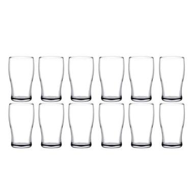 Imagem de Conjunto 12 Copos Vidro Cerveja Iris 285Ml Glass4You - Class Home