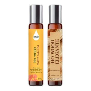 Imagem de Perfume Roll On Ho Wood Elegante Fem. 10Ml + Óleo Essencial - Essência