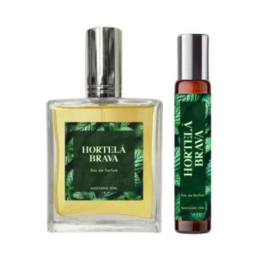 Imagem de Perfume Hortelã Brava Refrescante Homem 50Ml + Roll On 10Ml - Essência