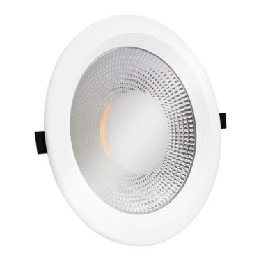 Imagem de Luminária De Embutir Downlight Spot Led Cob 30w Luz Quente ( AMARELA )