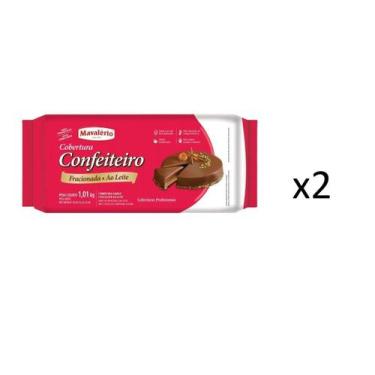 Imagem de Cobertura Chocolate Ao Leite Confeiteiro 1,01kg/cada- Kit 2u - Mor