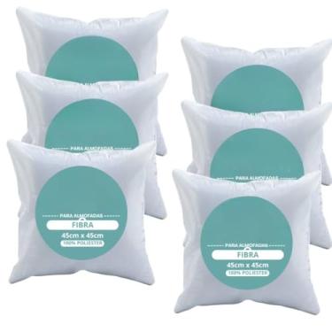 Imagem de Almofada de enchimento refil 45x45cm fibra sintética