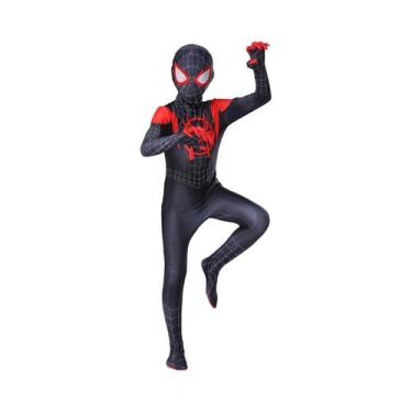 Imagem de Fantasia De Homem-Aranha Para Crianças E Adultos, Cosplay De Miles Mor