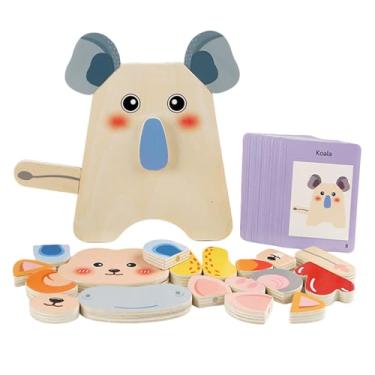 Imagem de Rrlihjgu Quebra-Cabeças de - Tabuleiro de Blocos de Quebra-Cabeça Animal de,Brinquedos Educativos Interativos Para Alunos Meninos Meninas - Pré-Escolar Jardim De Infância