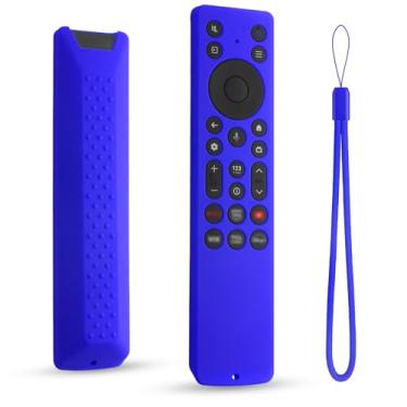 Imagem de DUOLAXMENG Capa protetora de silicone para TCL RC923A FMB1, RC813A FMB1, capa remota para TCL 2025 QM6K QM7K TV (azul)