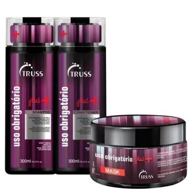 Imagem de Truss Uso Obrigatório Plus+ kit Shampoo 300ml + Condicionador 300ml + 