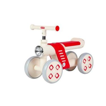 Imagem de Bicicleta de Equilíbrio Infantil Vermelha Sem Pedal 04 Rodas - Unitoys