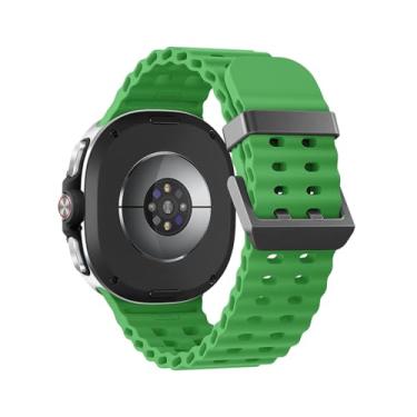 Imagem de Pulseiras esportivas Ocean compatíveis com Samsung Galaxy Watch 8 de 40 mm e 44 mm/8 Classic de 46 mm, sem lacunas, para Galaxy Watch 8 Classic/ 8 para homens e mulheres