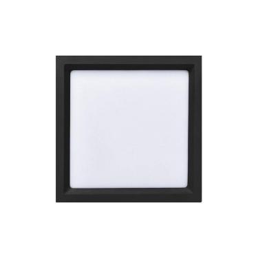 Imagem de Painel Recuado Led Preto Embutir 18W Quadrado 22X22 4000K