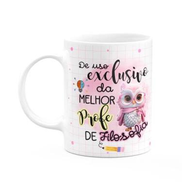 Imagem de Caneca - Uso exclusivo da melhor professora de filosofia - JPS INFO