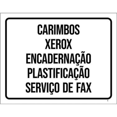 Imagem de Kit 3 Placas Carimbos Xerox Encadernação Plastificação