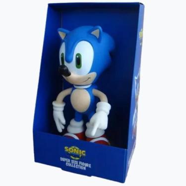 Imagem de Boneco Sonic Azul 25cm Articulado Sega - Genérica