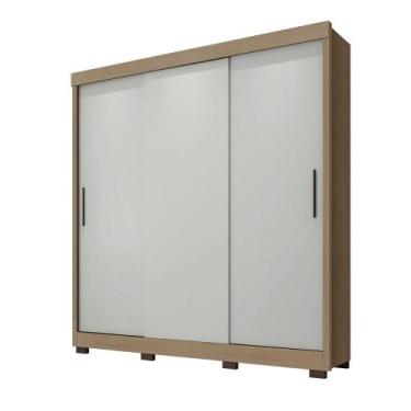 Imagem de Guarda Roupa Casal Roupeiro Lion 3 Portas De Correr Quarto - Móveis Le