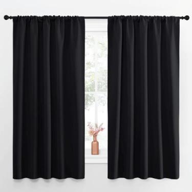 Imagem de Cortinas de janela NICETOWN Halloween Blackout 132x160cm 2 painéis