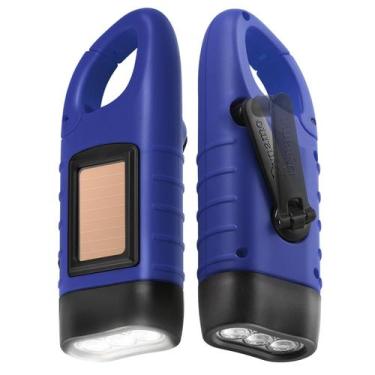 Imagem de Lanterna Simpeak Hand Mrank, alimentada por energia solar, LED azul, p