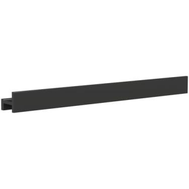 Imagem de Porta Shampoo Linear 120cm Venturi Preto Fosco