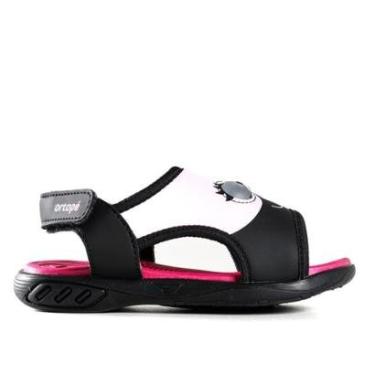 Imagem de Sandália Infantil Ortopé Com Led Preta-Feminino