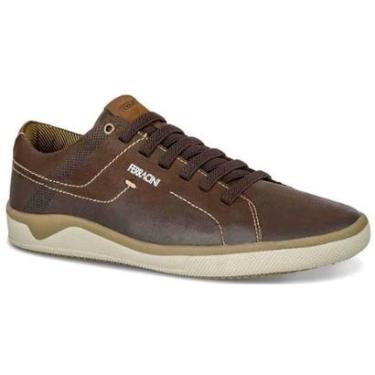 Imagem de Sapatênis Masculino Jeep Nobuck Chocolate Ferracini 1358A-Masculino