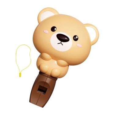 Imagem de MotiveTech Apito de Animal, Apito de Brinquedo para, Aprendizagem Precoce, Esportes, Apito Sonoro, Instrumento Musical, Brinquedo para, Presentes Infantis, Marrom, Tamanho real