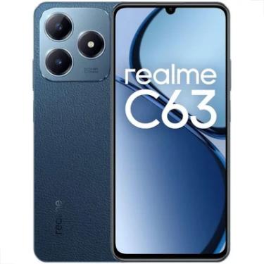 Imagem de Celular Realme Note C63 128GB Dual Sim 6gb Ram Smartphone Azul