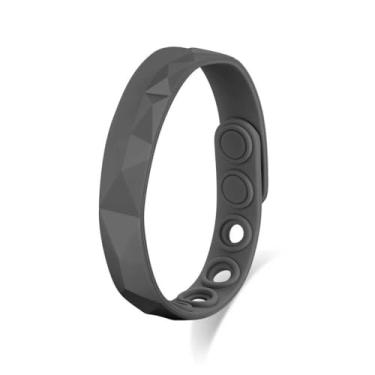 Imagem de Metzm Pulseira de silicone ajustável para homens, mulheres, à prova d'água, pulseiras de silicone para eventos, surfista náutico, esportes, pulseiras de borracha para pulseiras, joias e presentes, One