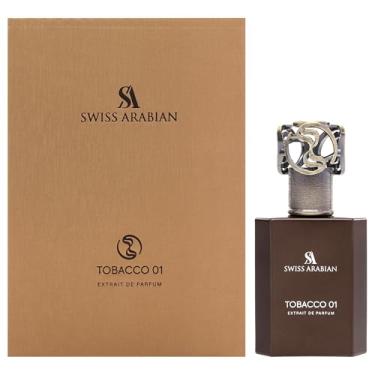 Imagem de Swiss Arabian Tobacco 01 - Perfume árabe para homens e mulheres - Extrait de Parfum - Perfume de longa duração - Fragrância unissex - Tamanho de viagem - 50 ml