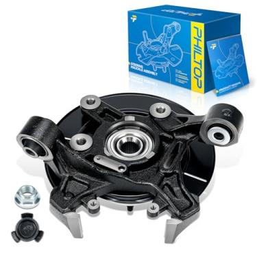 Imagem de PHILTOP Conjunto de junta de direção traseira e cubo de rolamento de roda compatível com Explorer 2006-2010, Explorer Sport Trac 2007-2010, Mountaineer 2006-2010, lado do passageiro 698412