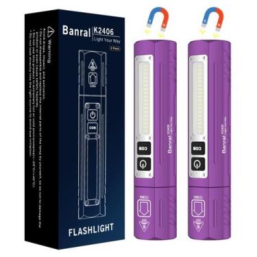 Imagem de Lanterna tática Banral K2406, recarregável, magnética, 1.000 m