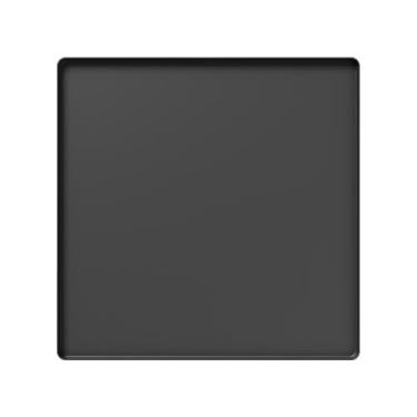 Imagem de predolo Tapete de chão para mini geladeira, bandeja para freezer, lavável, com borda alta e antiderrapante, para mini geladeira, 20 polegadas x 20 polegadas x, Preto Sólido