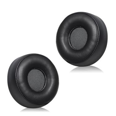 Imagem de Almofadas de reposição Joghaw para fones de ouvido - compatíveis com Sony WH-H800 | Almofadas de couro proteico premium com espuma viscoelástica macia para maior conforto - preta