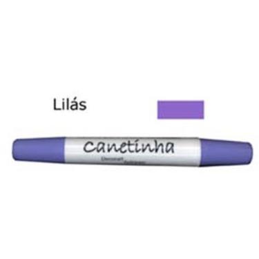 Imagem de Caneta para Tecido Decorart Ponta Dupla, LILÁS