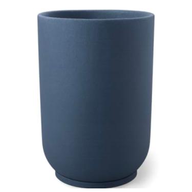 Imagem de Vaso Cilindrico 59x35x27 com prato Azul