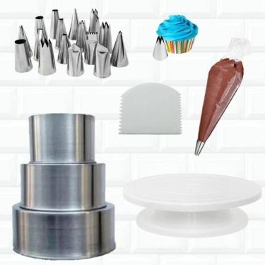 Imagem de Kit Confeiteiro Completo Forma Bailarina Bico