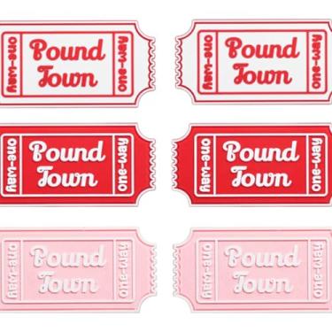 Imagem de Kosiz 6 peças de presente de bilhete de dia dos namorados de silicone, bilhete unidirecional, bilhete de dia dos namorados, romântico, relacionamento, aniversário, presente para ele, marido, esposa