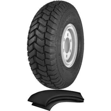 Imagem de Kit Pneu 400-8 Forti 2Maggion + Camara Empilhadeiras Carrinhos De Baixa Velocidade