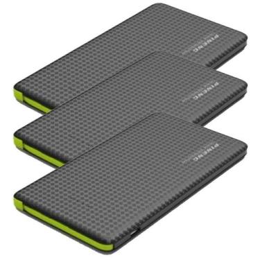 Imagem de Kit com 3 - Carregador Portátil Slim 10000mah Pineng Pn-951 Com 2 USB 