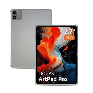Imagem de Capa para tablet TECLAST ArtPadPro de 12,7 polegadas, capa de proteção para tablet NOUKAJU Tablet, TPU flexível ultra transparente, capa de proteção para TECLAST ArtPad Pro (transparente)