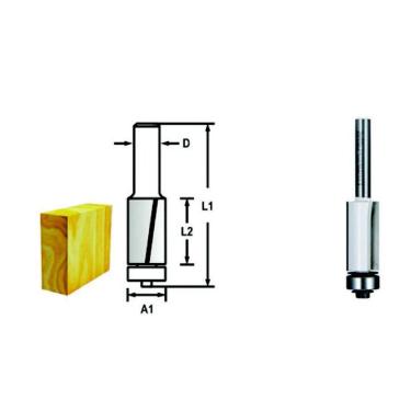 Imagem de Fresa Paralela Dupla 1-2 X 1-2 D-58540 Makita