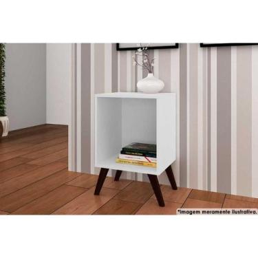 Imagem de Mesa Lateral p/ Sala RT3013 Branco - Movelbento