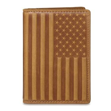 Imagem de Carteira masculina fina de couro, carteira masculina dobrável de couro, bloqueio de RFID, carteira de cartão de crédito minimalista fina para homens, carteira masculina pequena com bolso frontal