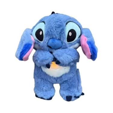 Imagem de Boneca De Pelúcia Angel Stitch Rosa Com Luz E Música, Brinquedo Fofo D