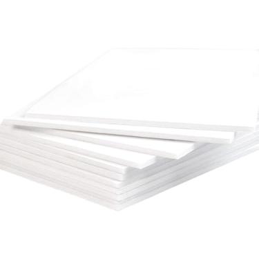 Imagem de Mat Board Center, pacote com 10 placas de espuma sem ácido, placas de espuma branca de 45,7 x 61 cm, 1/20.3 cm de espessura