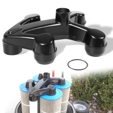 Imagem de Camoo Conjunto superior do coletor de filtro de piscina R0357600 compatível com os filtros de cartucho Zodiac Jandy CV e CL CV340, CV460, CV580, CL340, CL460, CL580, com anel de vedação