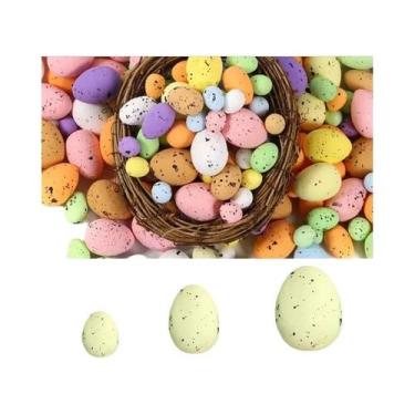 Imagem de Ovos De Páscoa Mini Coloridos De Espuma 20/50pcs Ovos Falsos De Pássar