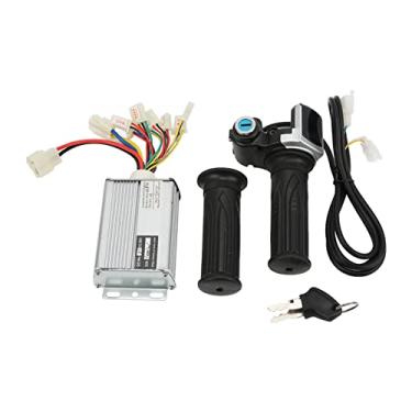 Imagem de Generic Controlador de Velocidade Escovado do Motor 36V 1000W Com Trava do Acelerador de Exibição da Bateria Adequado para Mini Bicicleta, Controlador de Liga de Alumínio ABS