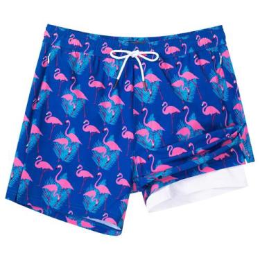 Imagem de Calções de banho SURF CUZ 5" Quick Dry Compression Navy