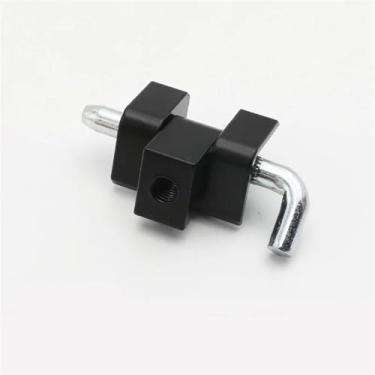 Imagem de Dobradiças de tomada de fábrica armário industrial dobradiças de cartão abertura de trava 90 graus caixa de distribuição industrial 1 peça (1 peça - preto-zinco)