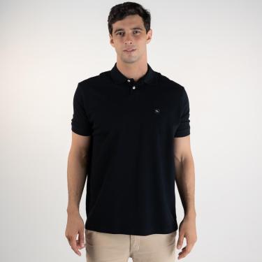 Imagem de Camisa Polo Acostamento Texturizada Preta-Masculino