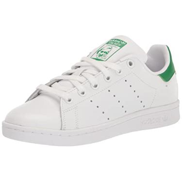 Imagem de adidas Originals Tênis masculino NMD_r1, Core White/Core White/Green, 39